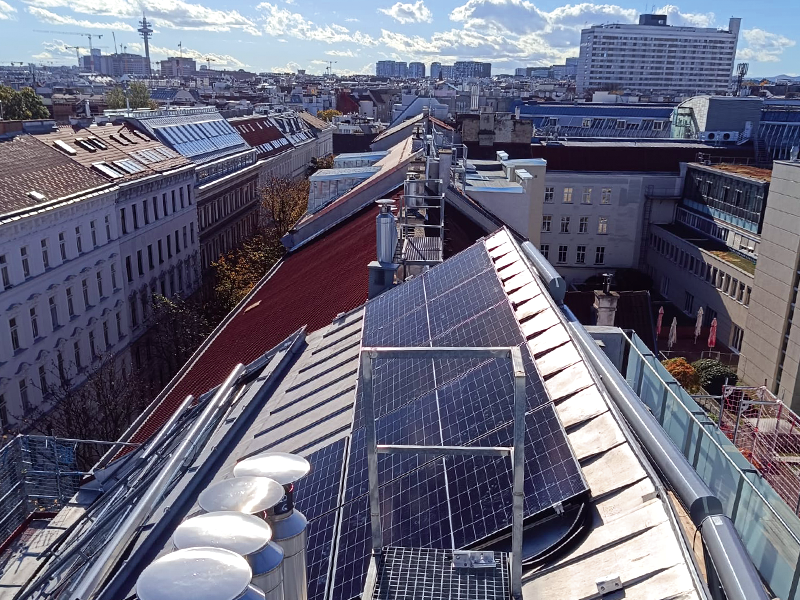 Photovoltaikanlage Wien 3.Bezirk Landstraße
